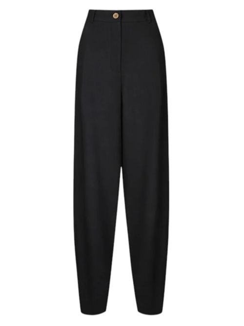 LIGHTWEIGHT CREPE TROUSERS ELISABETTA FRANCHI | PA17861E2110 nero